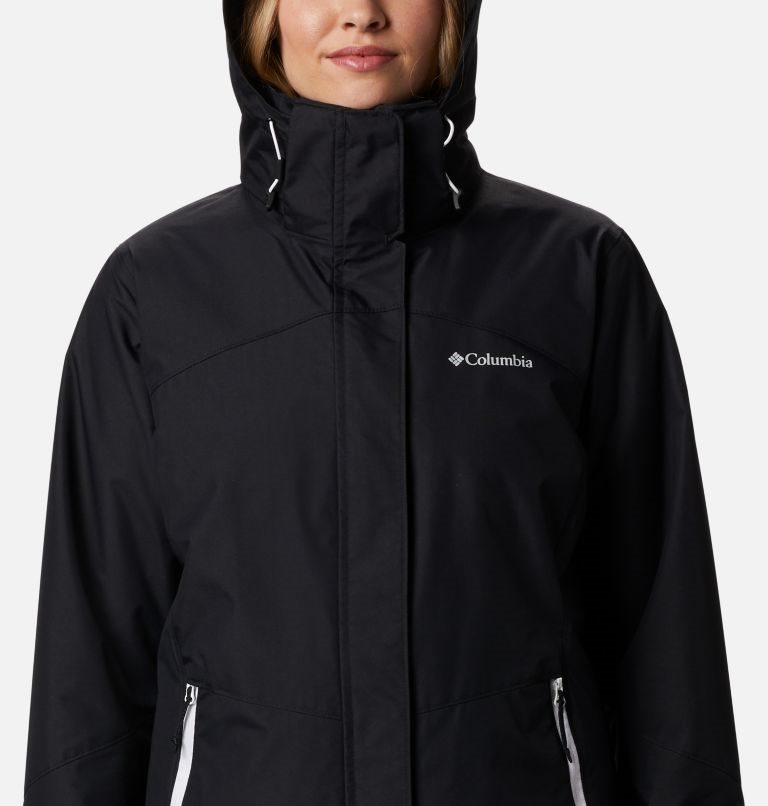 Women's Columbia Bugaboo II Interchange Fleece Jackets Black | CA-M53A6