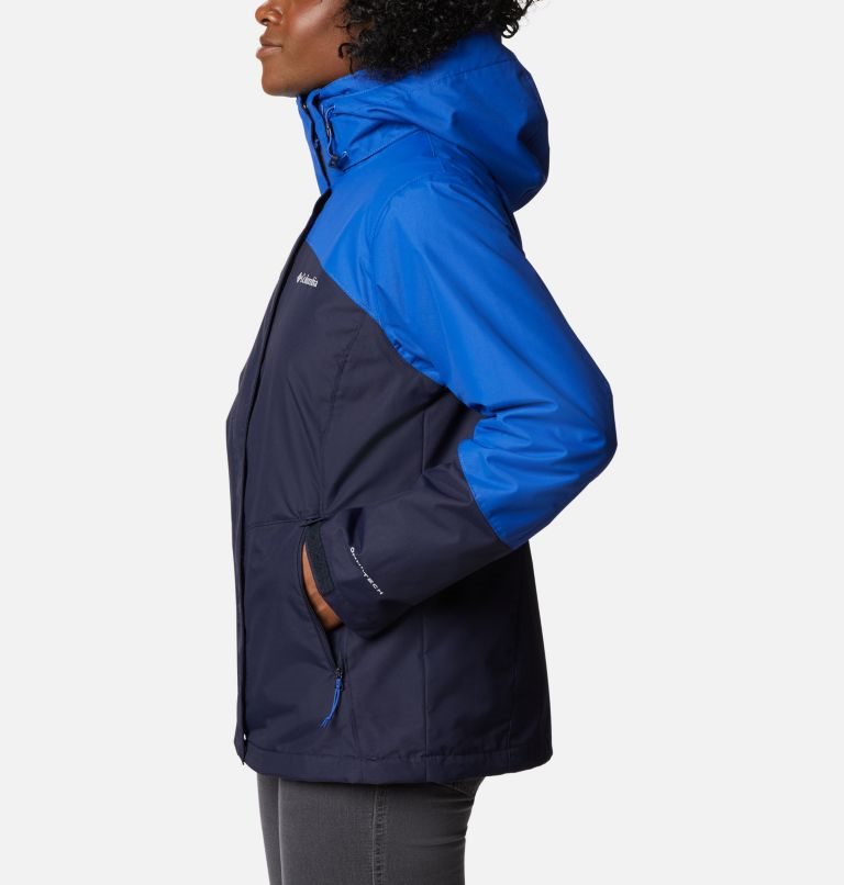 Women's Columbia Bugaboo II Interchange Fleece Jackets Blue | CA-V5C60