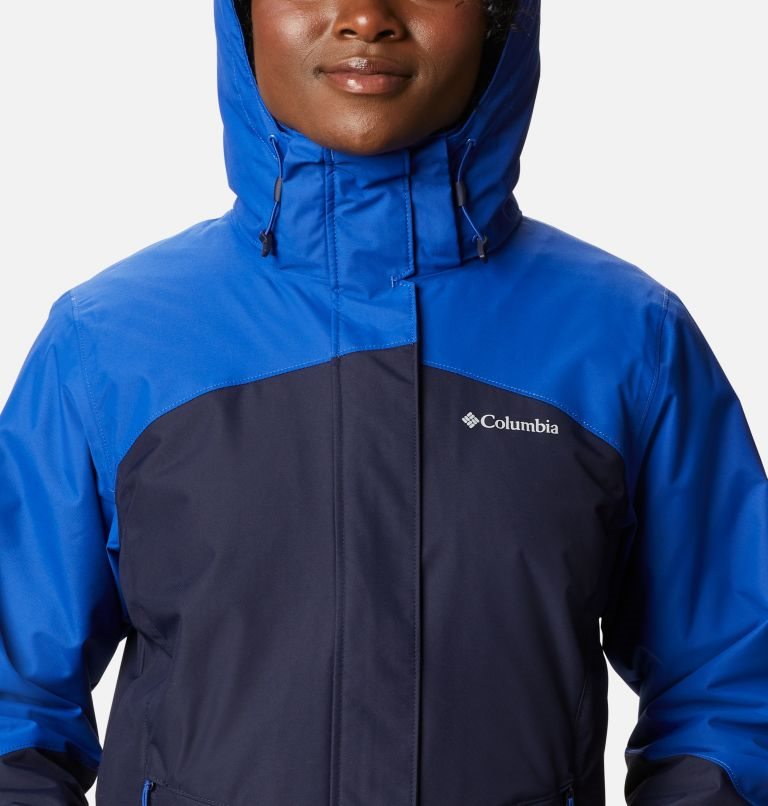 Women's Columbia Bugaboo II Interchange Fleece Jackets Blue | CA-V5C60