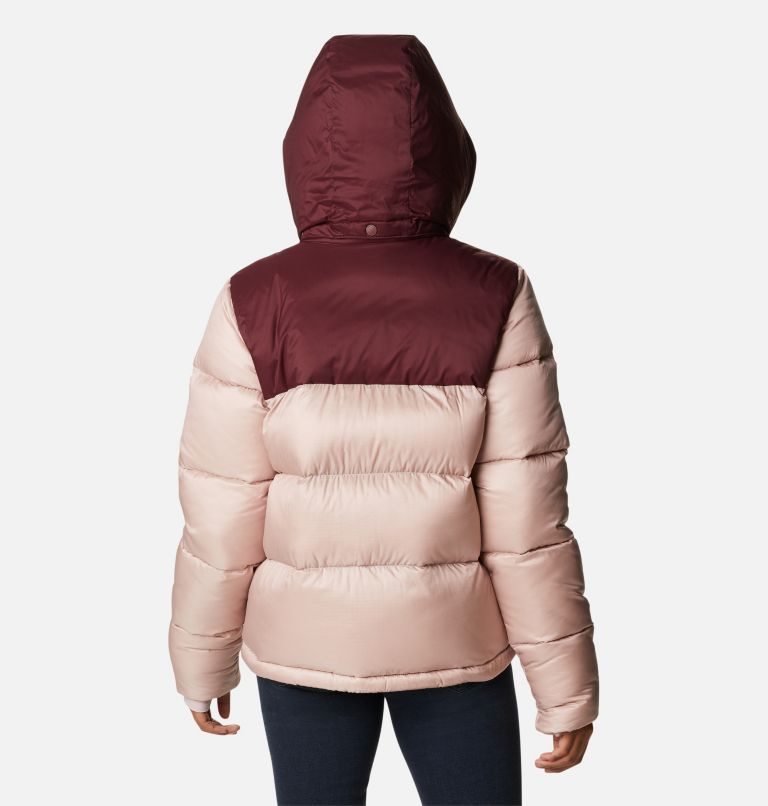 Women's Columbia Bulo Point Omni-Heat Infinity Down Jackets Pink / Burgundy | CA-E6154