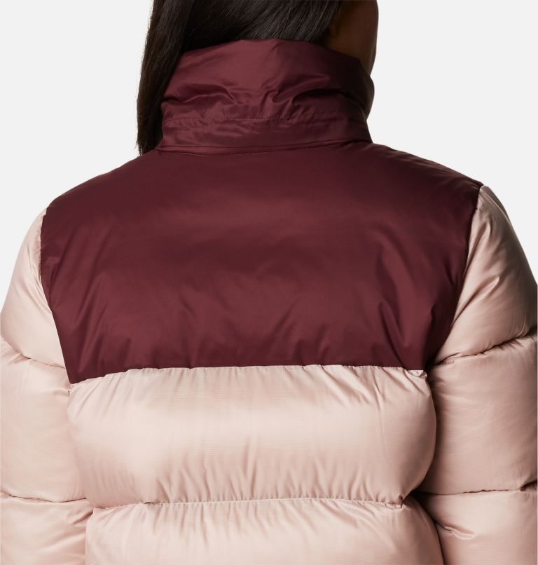 Women's Columbia Bulo Point Omni-Heat Infinity Down Jackets Pink / Burgundy | CA-E6154