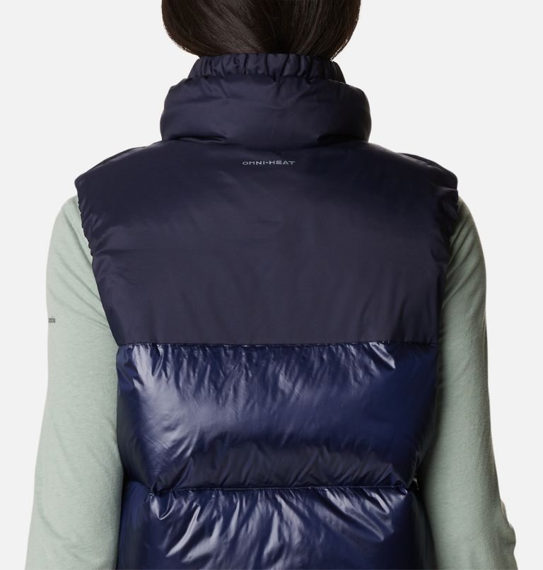 Women's Columbia Bulo Point Omni-Heat Infinity Down Vest Navy | CA-IC308