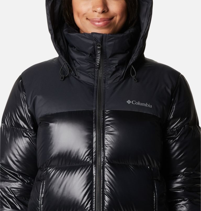 Women's Columbia Bulo Point Omni-Heat Infinity Down Jackets Black | CA-JL8C0