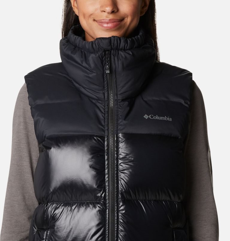 Women's Columbia Bulo Point Omni-Heat Infinity Down Vest Black | CA-X5031