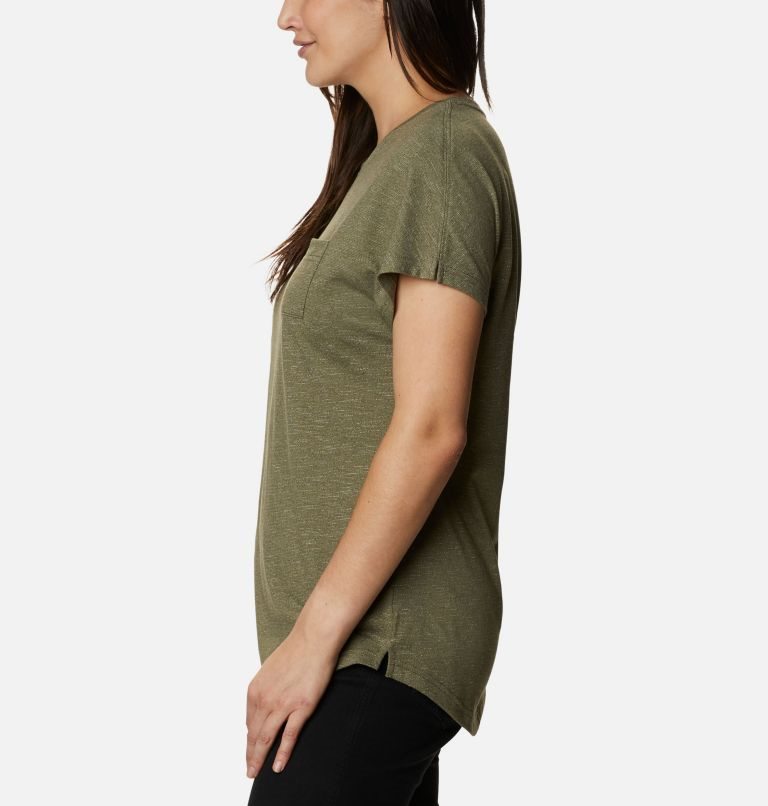 Women's Columbia Cades Cape T Shirts Olive | CA-L8634