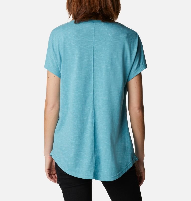 Women's Columbia Cades Cape T Shirts Turquoise | CA-FLAC0