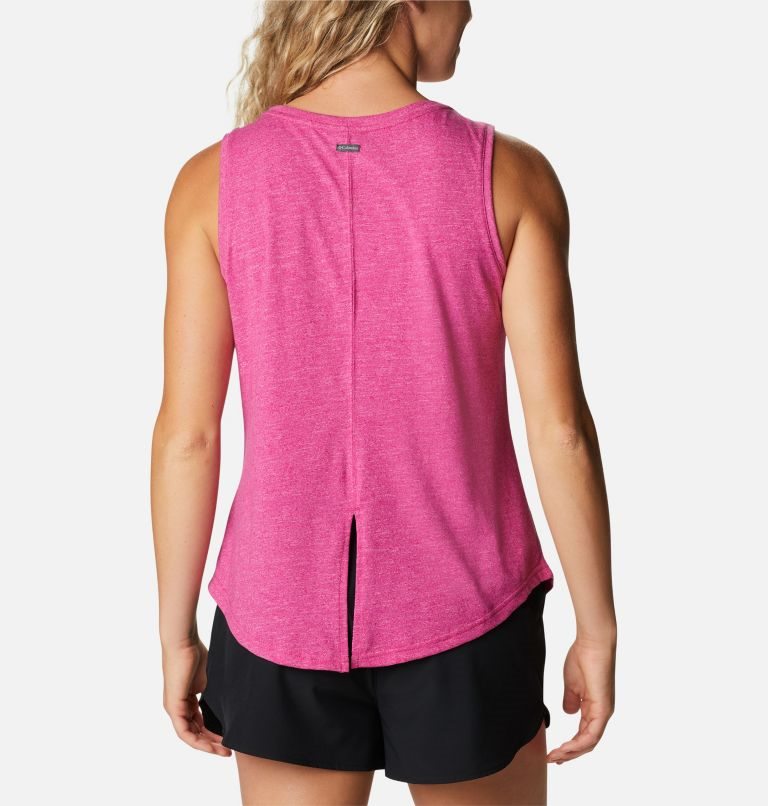 Women's Columbia Cades Cape Tanks Pink | CA-ZCL64