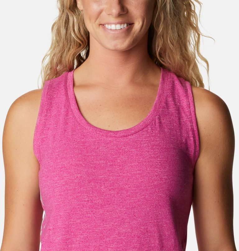 Women's Columbia Cades Cape Tanks Pink | CA-ZCL64