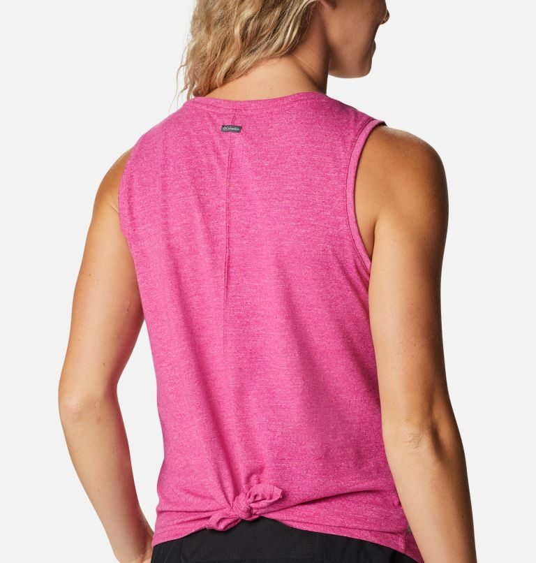 Women's Columbia Cades Cape Tanks Pink | CA-ZCL64