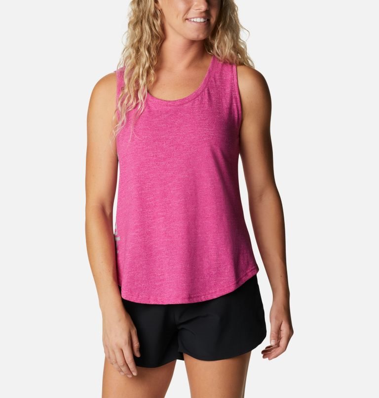 Women\'s Columbia Cades Cape Tanks Pink | CA-ZCL64