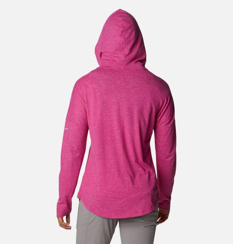 Women's Columbia Cades Cove Full Zip Hoodie Fuchsia | CA-PL351