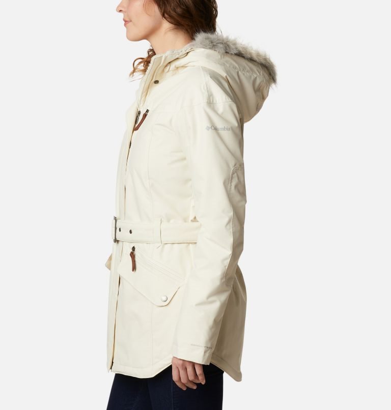 Women's Columbia Carson Pass II Jackets Cream | CA-K058C