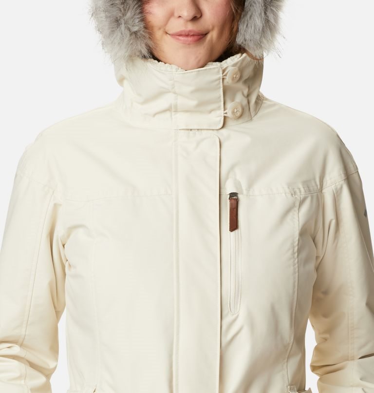 Women's Columbia Carson Pass II Jackets Cream | CA-K058C