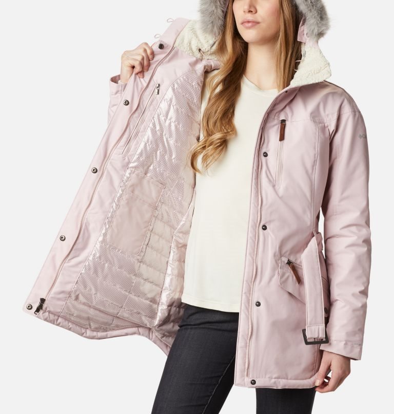 Women's Columbia Carson Pass II Jackets Pink | CA-PA35L