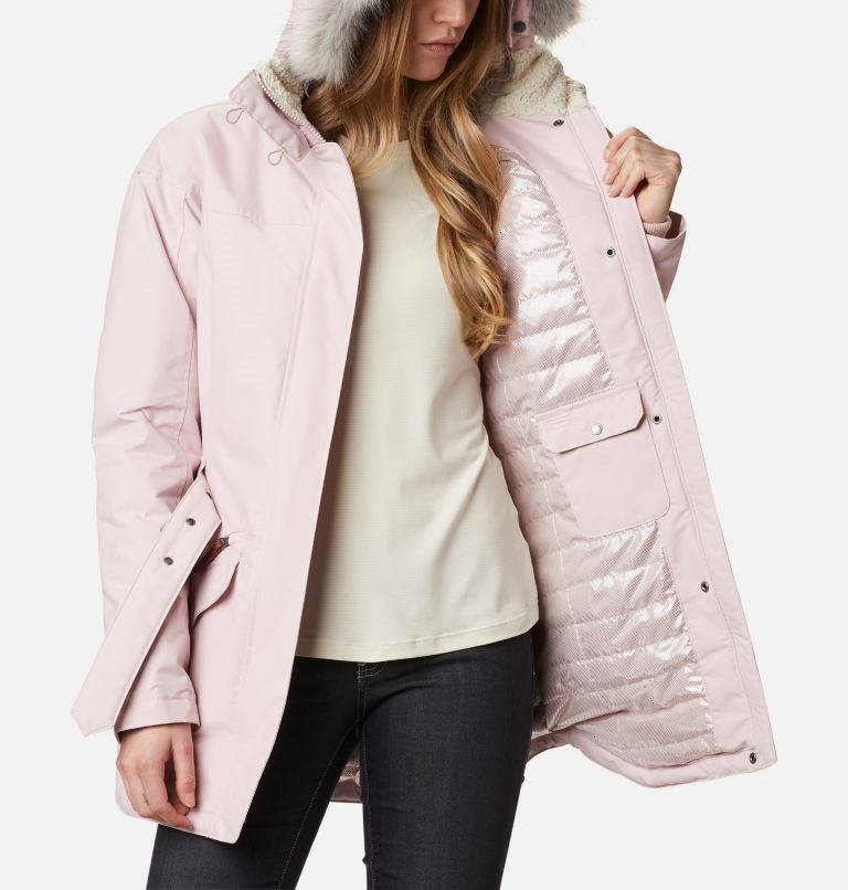 Women's Columbia Carson Pass II Jackets Pink | CA-PA35L