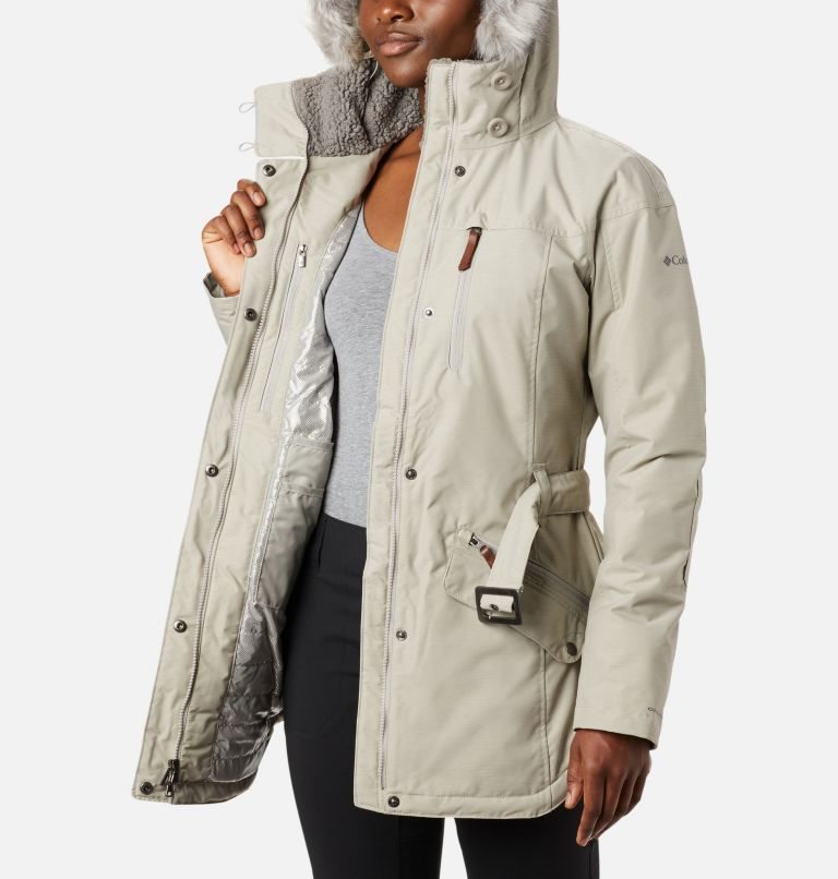 Women's Columbia Carson Pass II Jackets Cream | CA-Y460L