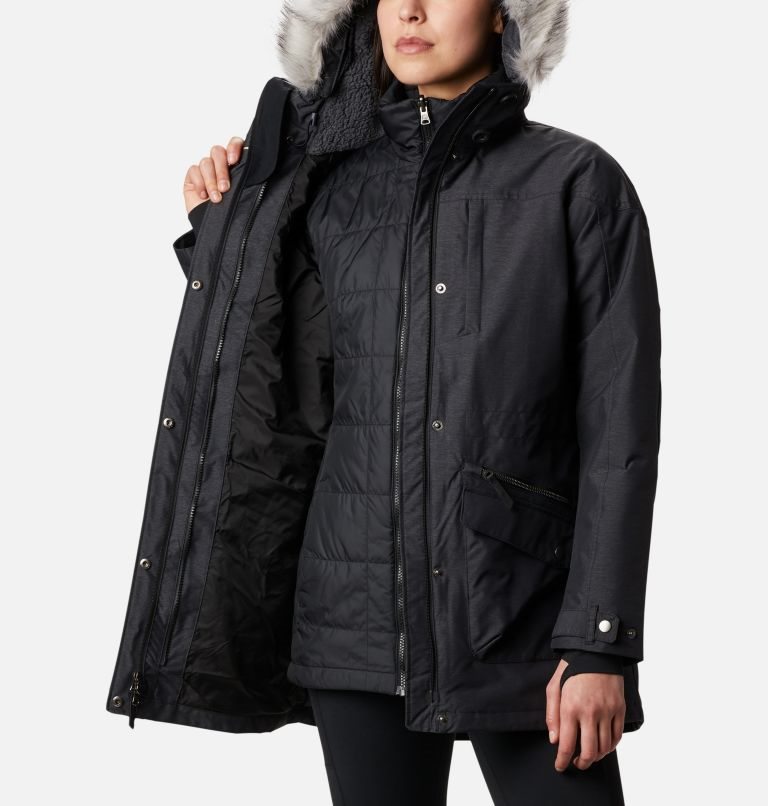 Women's Columbia Carson Pass Interchange Jackets Black | CA-PA60C