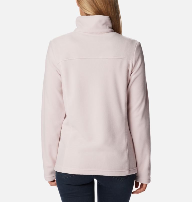 Women's Columbia Castle Dale Full Zip Fleece Jackets Pink | CA-S1365