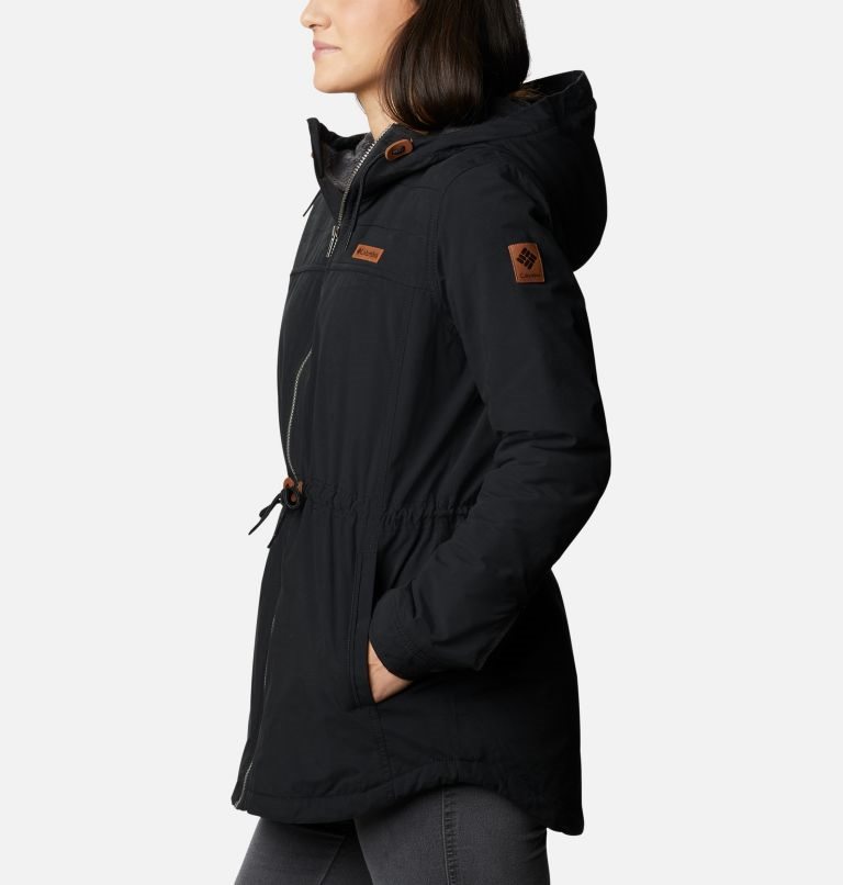 Women's Columbia Chatfield Hill Jackets Black | CA-G15L6