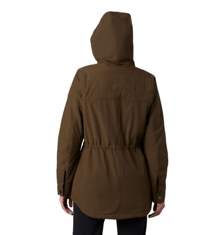 Women's Columbia Chatfield Hill Jackets Dark Brown | CA-N84C0