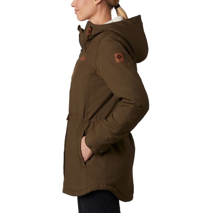 Women's Columbia Chatfield Hill Jackets Dark Brown | CA-N84C0