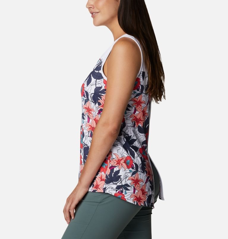 Women's Columbia Chill River Tanks Flower | CA-T3651