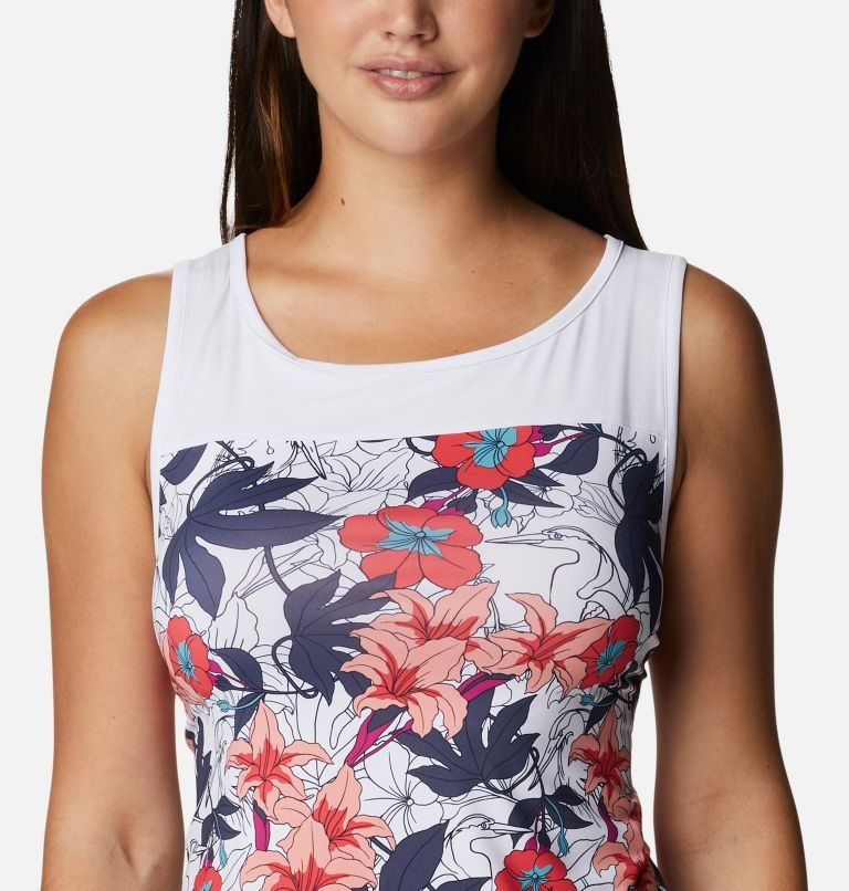 Women's Columbia Chill River Tanks Flower | CA-T3651