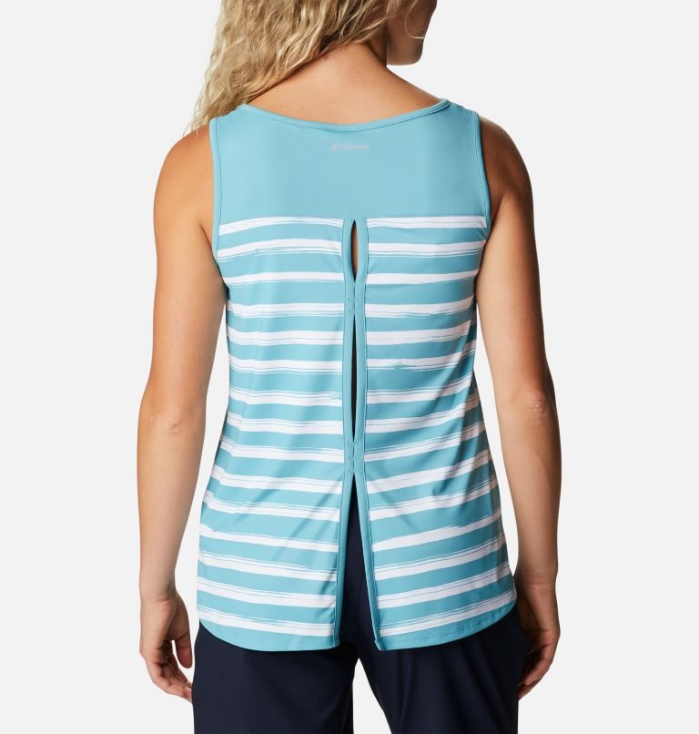 Women's Columbia Chill River Tanks Stripe | CA-EC014