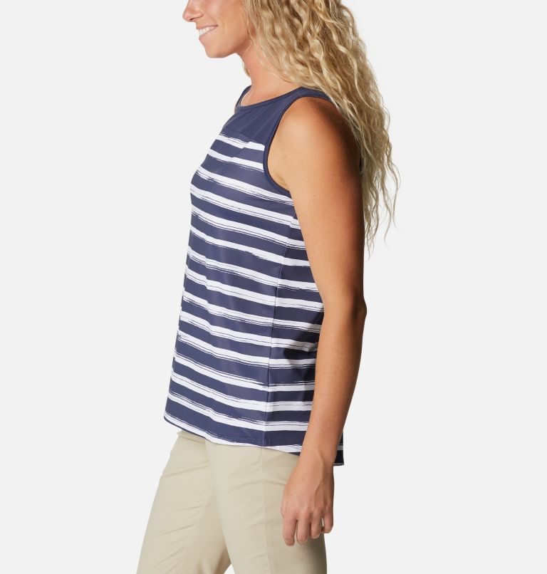 Women's Columbia Chill River Tanks Stripe | CA-K4LCA