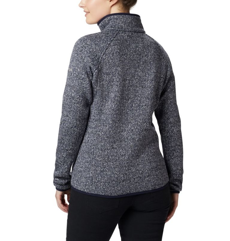 Women's Columbia Chillin Fleece Jackets Dark Grey | CA-J36C0