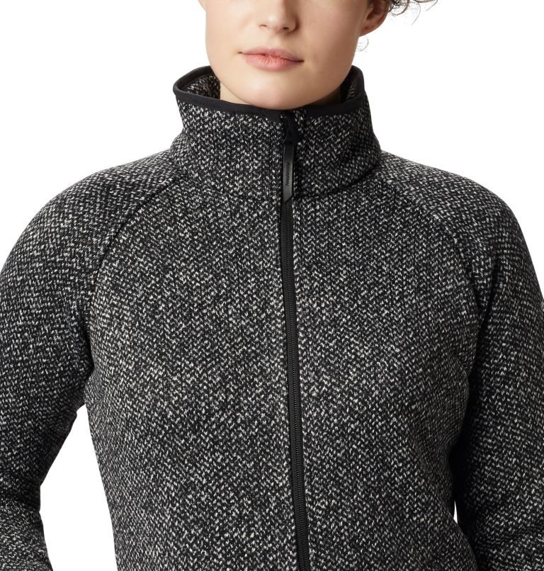 Women's Columbia Chillin Fleece Jackets Dark Grey | CA-J8A1L