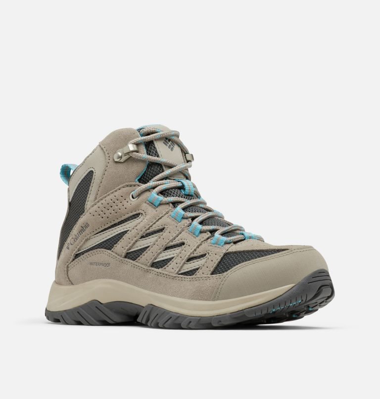 Women's Columbia Crestwood Mid Waterproof Hiking Boots Grey | CA-PAC01