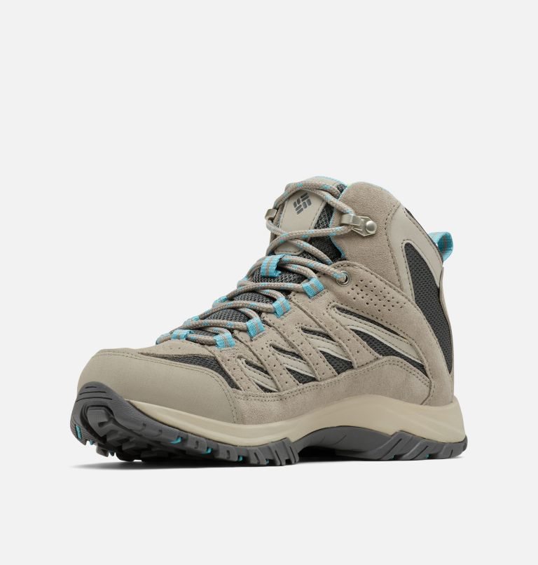 Women's Columbia Crestwood Mid Waterproof Hiking Boots Grey | CA-PAC01