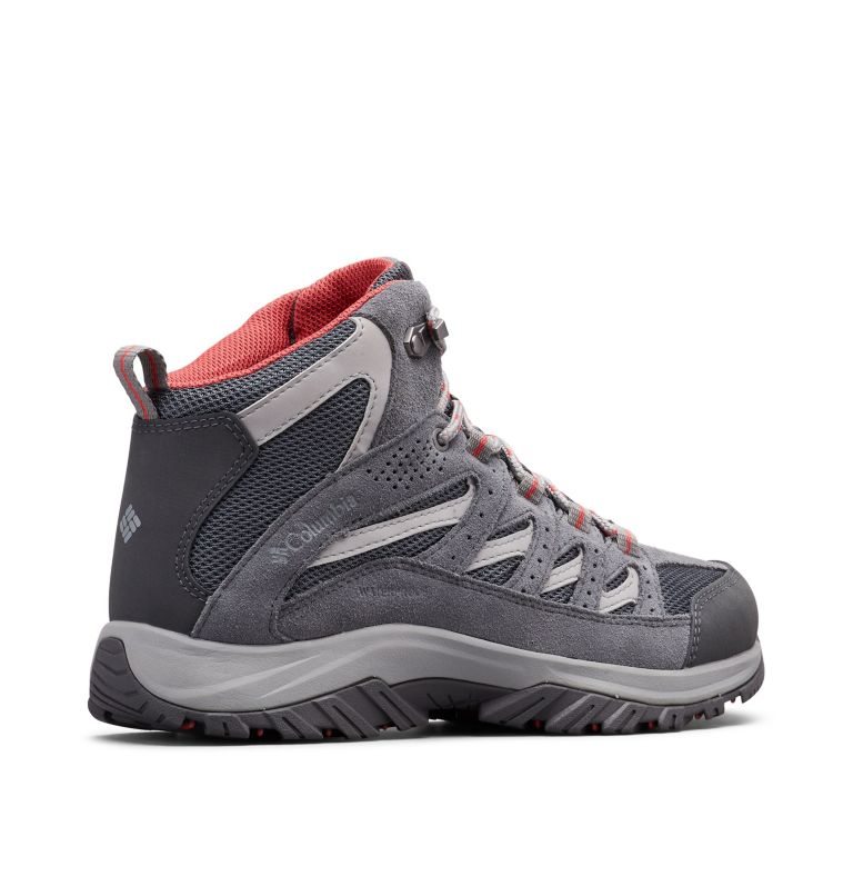 Women's Columbia Crestwood Mid Waterproof Hiking Boots Dark Grey | CA-UCAL0