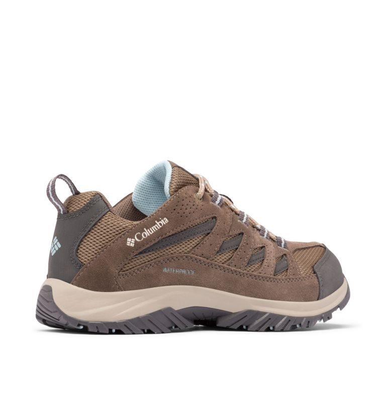 Women's Columbia Crestwood Waterproof Hiking Shoes Brown | CA-P41L8