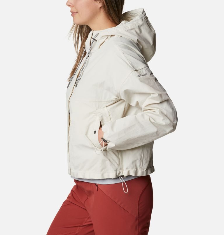 Women's Columbia Day Trippin Crop Jackets Cream | CA-KC63L