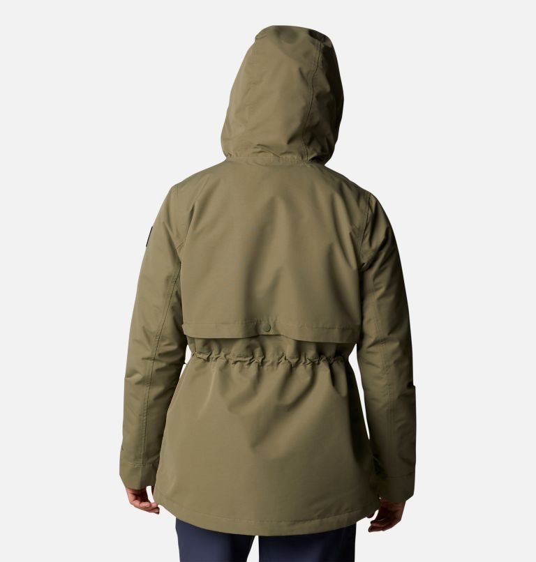 Women's Columbia Drop Ridge Interchange Jackets Olive | CA-Y0456