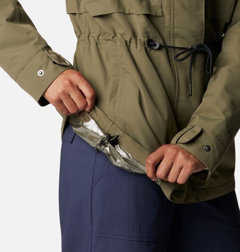 Women's Columbia Drop Ridge Interchange Jackets Olive | CA-Y0456