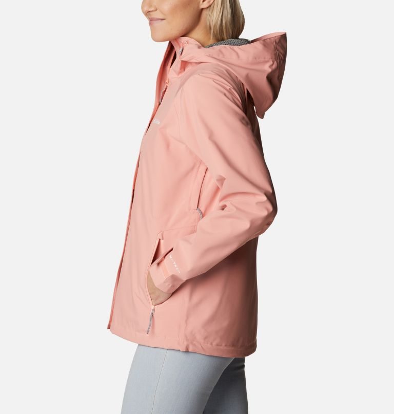 Women's Columbia Earth Explorer Shell Jackets Coral | CA-P5360