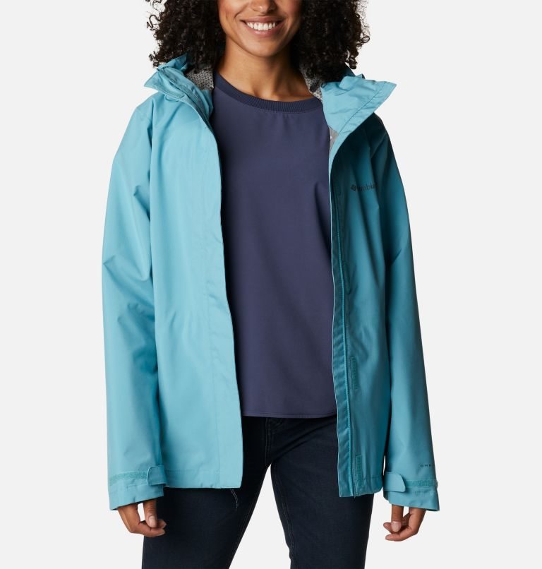 Women's Columbia Earth Explorer Shell Jackets Turquoise | CA-UL543