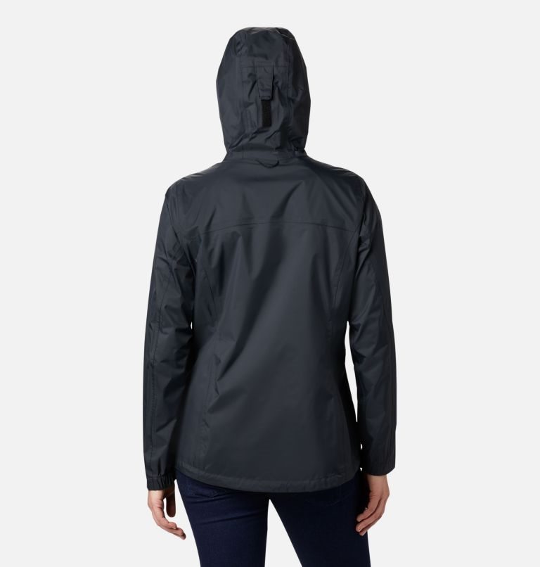 Women's Columbia EvaPOURation Rain Jackets Black | CA-S658L