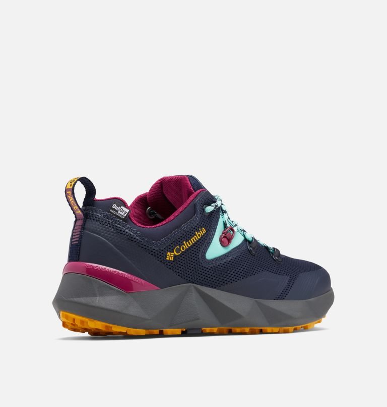 Women's Columbia Facet 60 Low OutDry Hiking Shoes Navy | CA-U8603