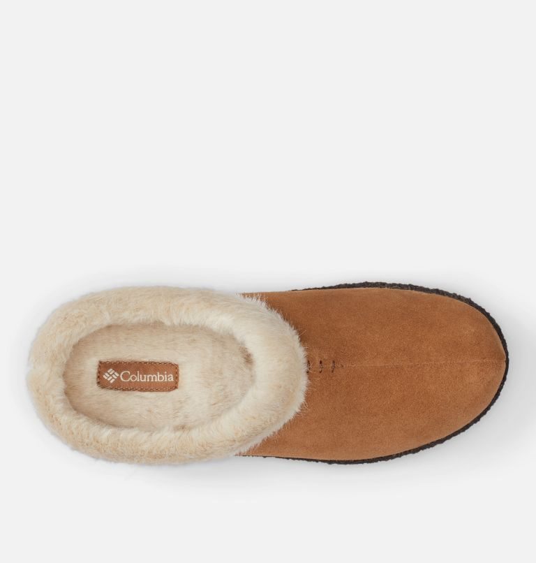 Women's Columbia Fairhaven Slippers Brown | CA-L548C