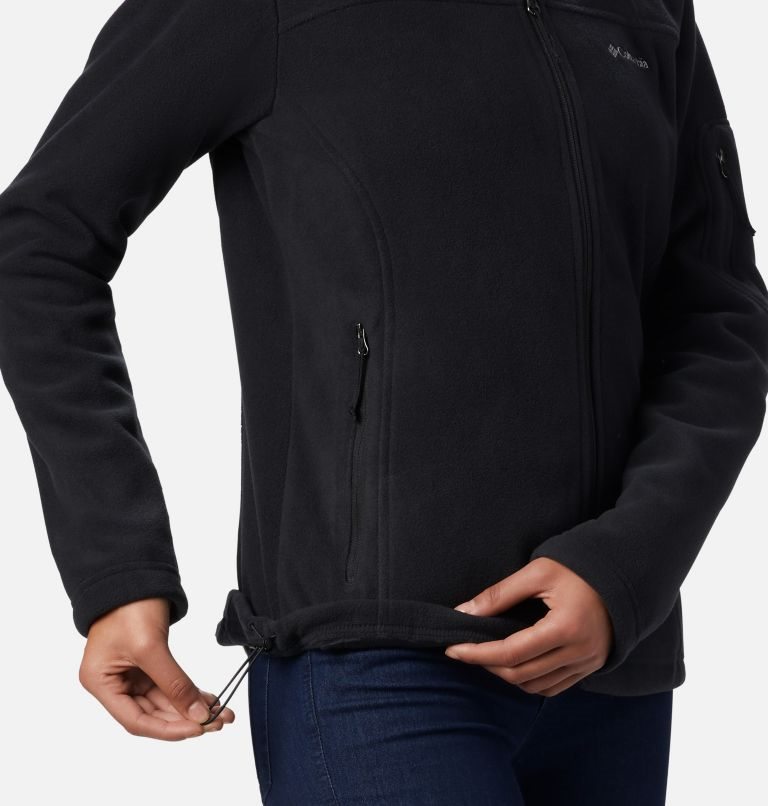 Women's Columbia Fast Trek II Fleece Jackets Black | CA-DL580