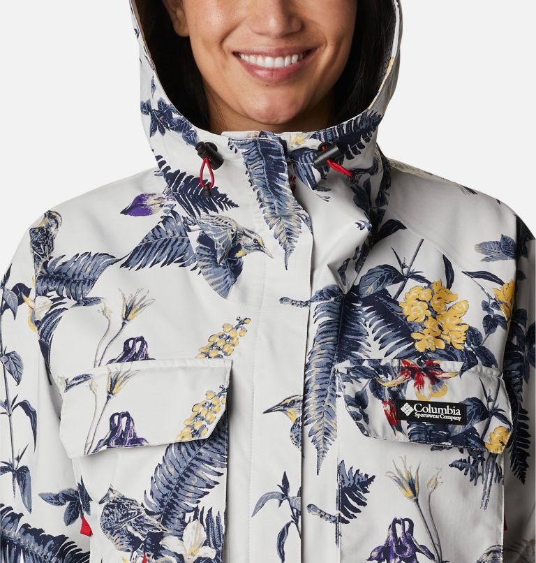 Women's Columbia Field Creek Fraser Cropped Shell Jackets Flower | CA-N8ALC