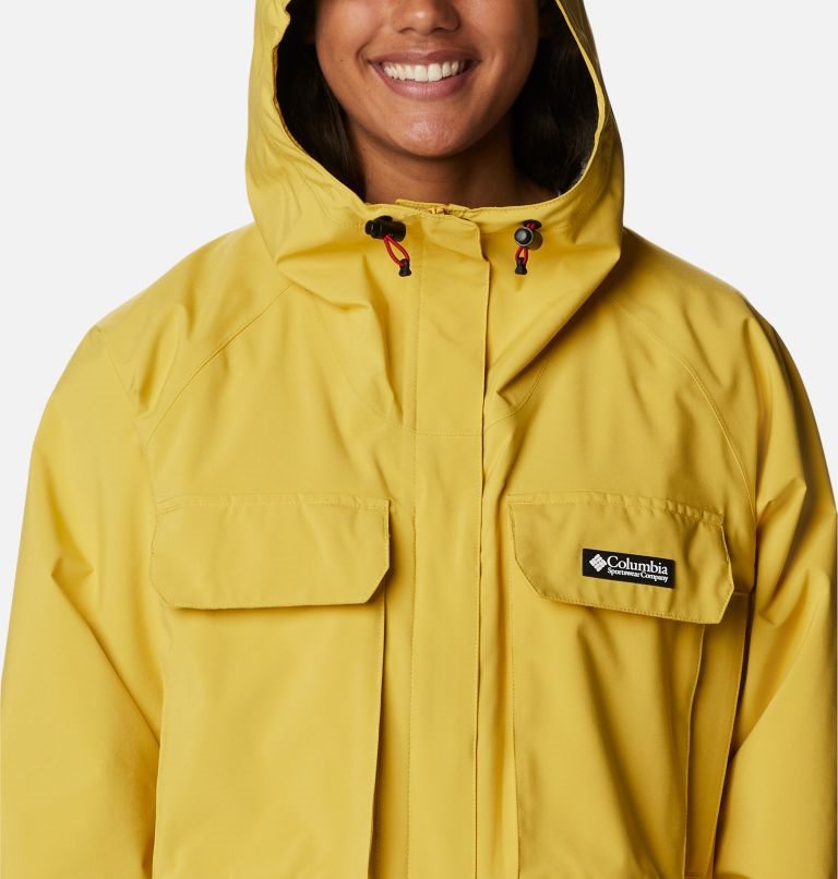 Women's Columbia Field Creek Fraser Cropped Shell Jackets Yellow | CA-Y60C1