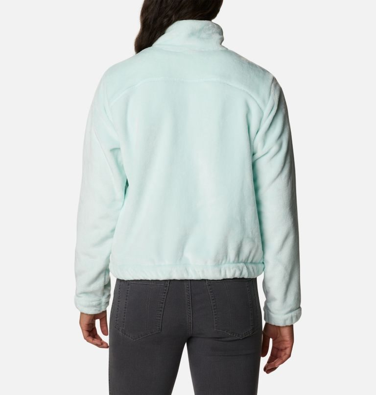 Women's Columbia Fireside Full Zip Fleece Jackets Turquoise | CA-X6LA0