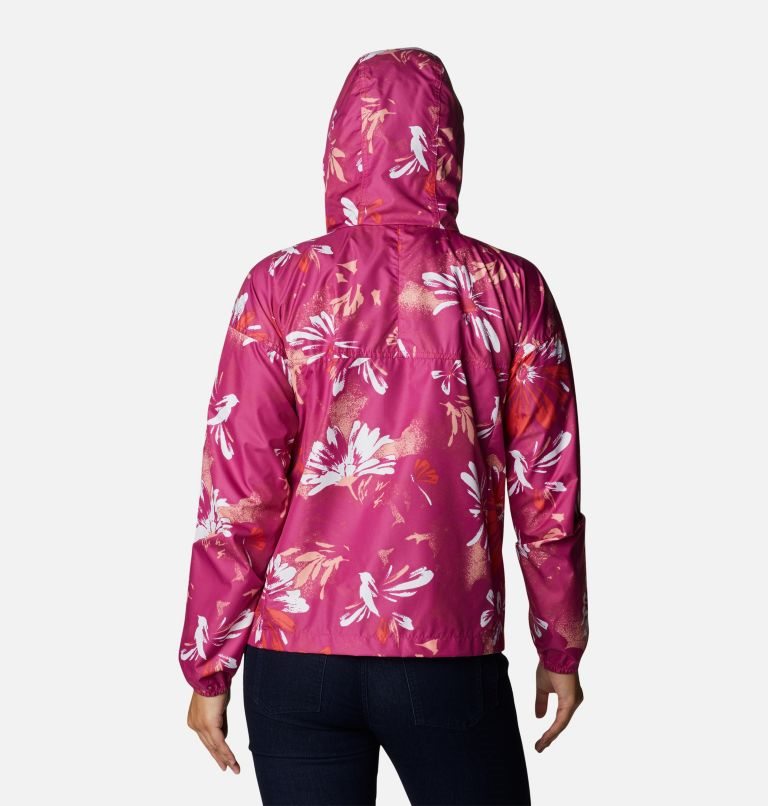 Women's Columbia Flash Challenger Novelty Windbreaker Jackets Flower | CA-S6A10