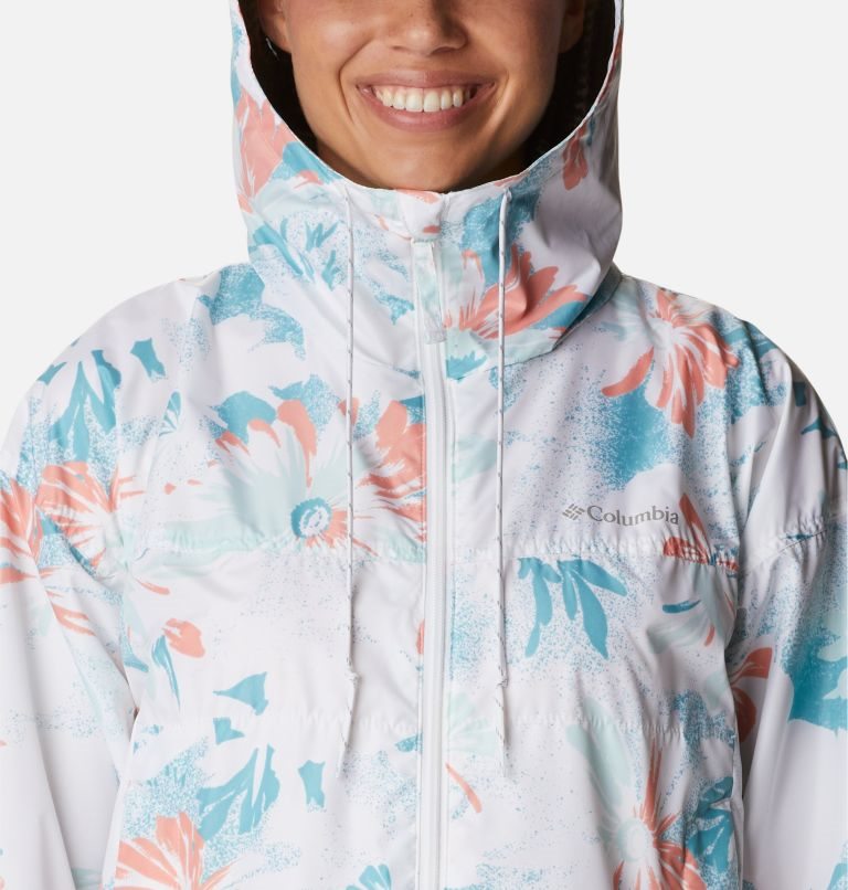 Women's Columbia Flash Challenger Novelty Windbreaker Jackets Flower | CA-SC8A1