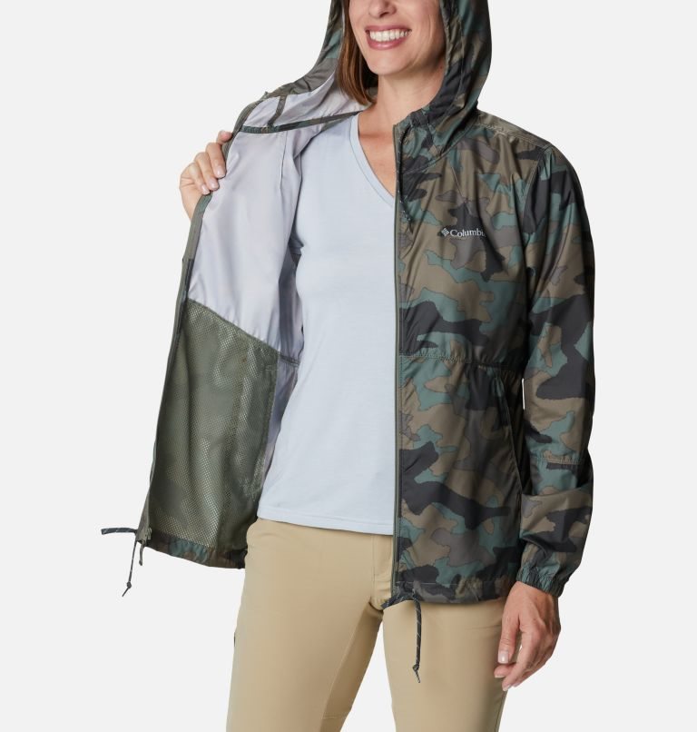 Women's Columbia Flash Forward Printed Jackets Camo | CA-E035A